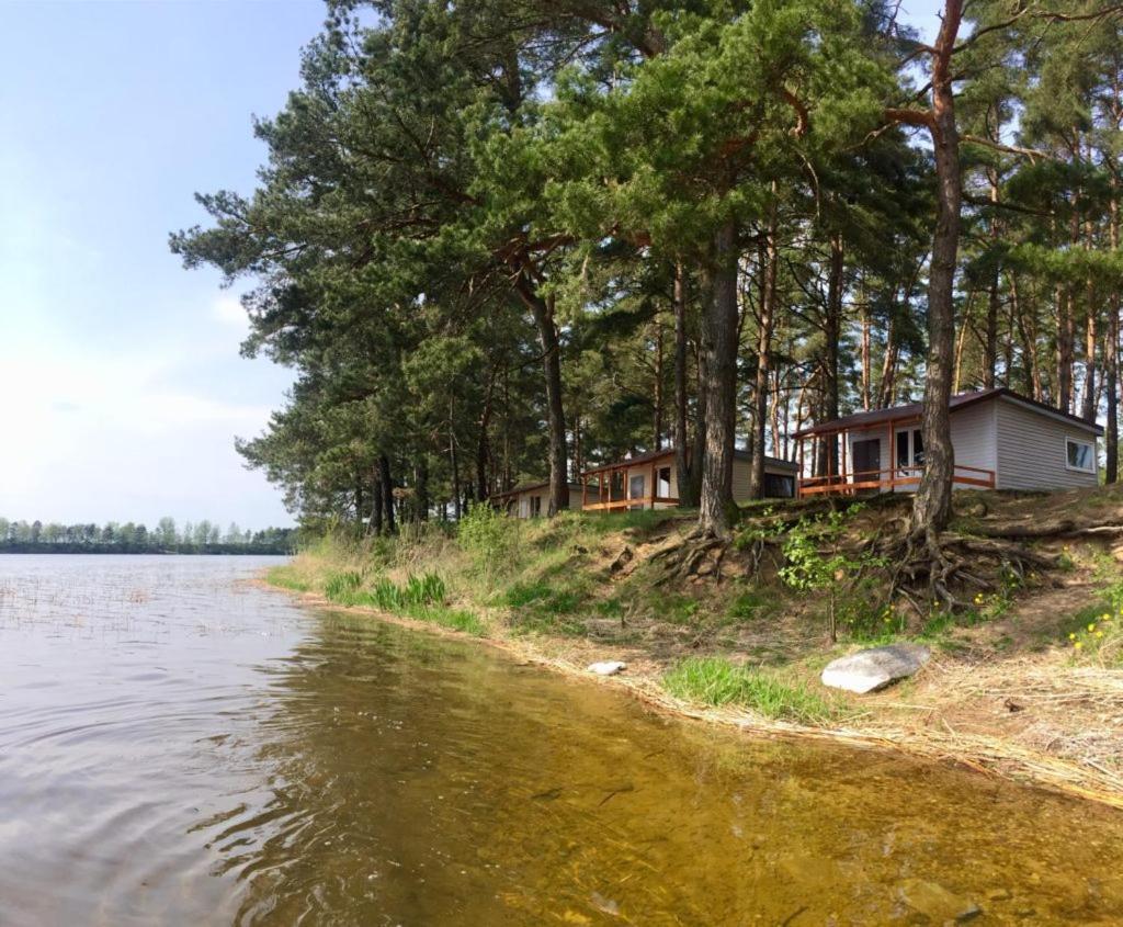 Domki Nad Jeziorem I Labedz ไรจ์กรูด ภายนอก รูปภาพ